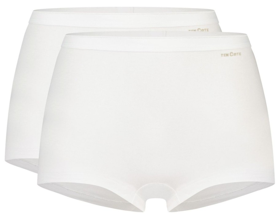 Dames Ten Cate Short | Ten Cate Dames Basics 2-Pack Short Wit 001