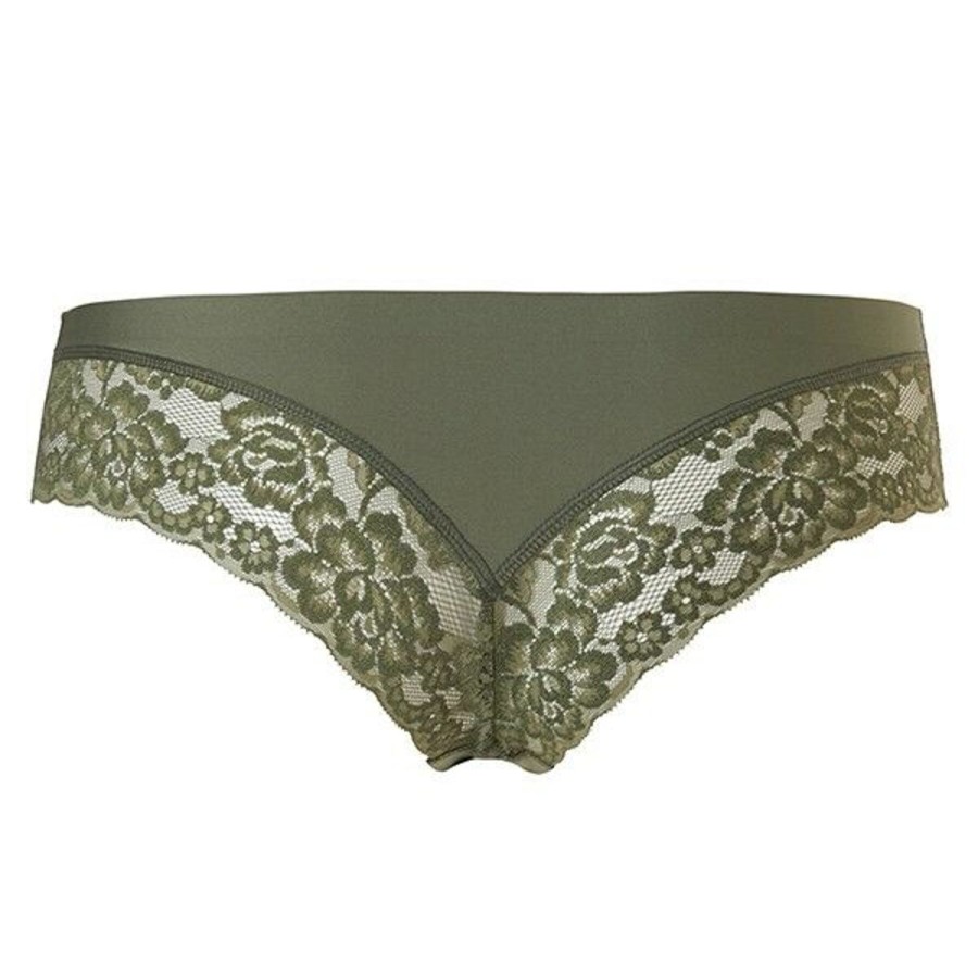 Dames Ten Cate Hipsters | Ten Cate Dames Secrets Seasonal Lace Brazilian Ash Green 2261