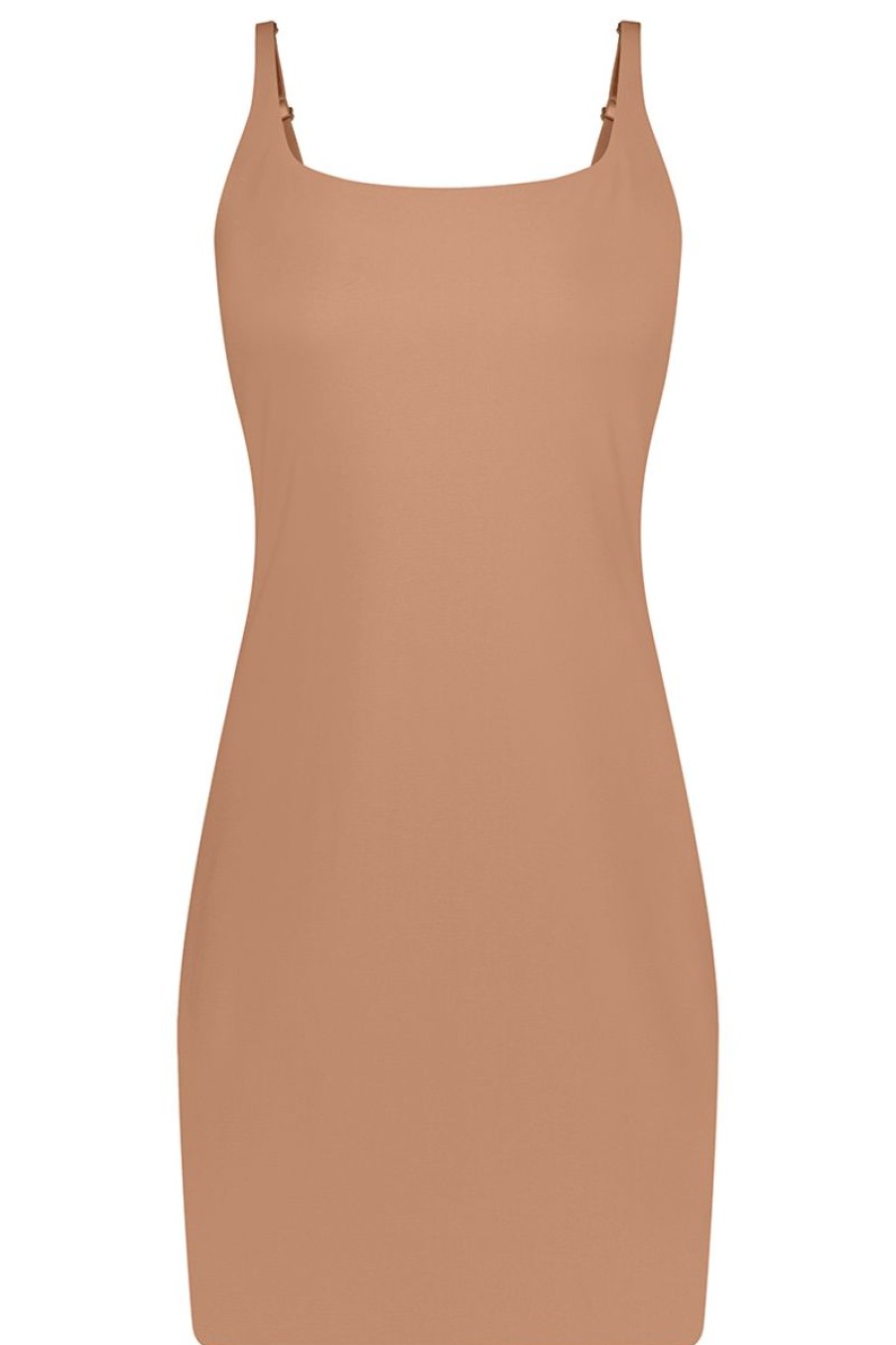 Dames Ten Cate Onderjurken | Ten Cate Dames Secrets Slipdress Hazelnut 1534