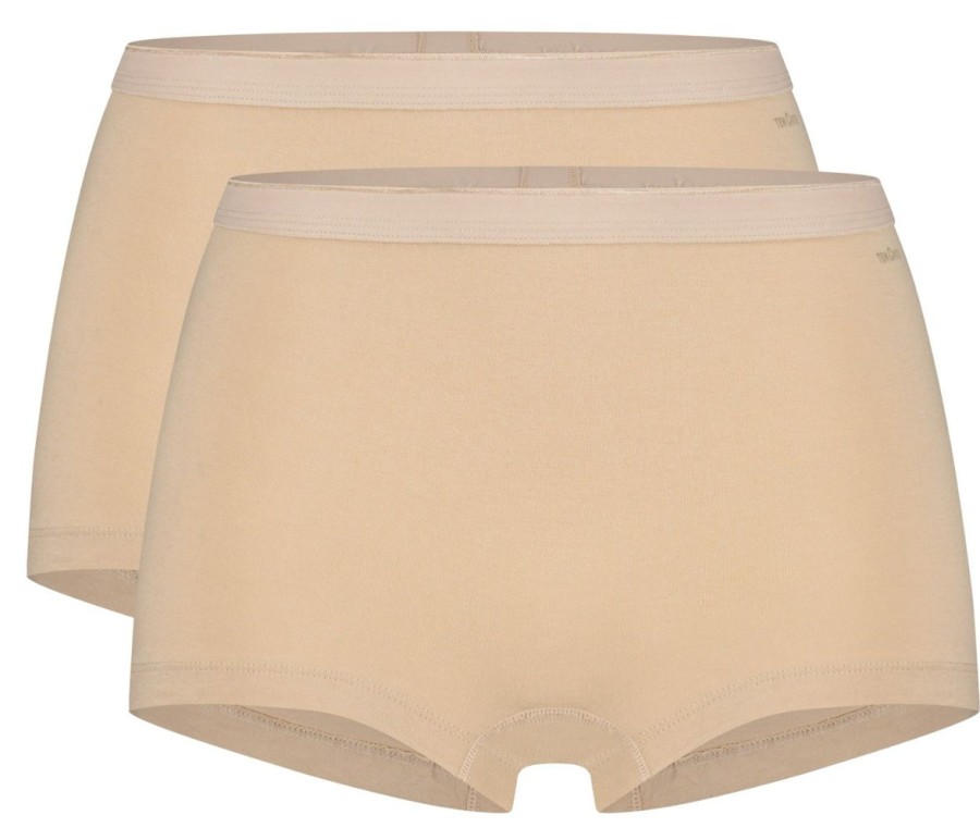 Dames Ten Cate Short | Ten Cate Dames Basics 2-Pack Short Beige 029