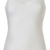 Dames Ten Cate Hemd Met Smalle Bandjes | Ten Cate Dames Secrets Spaghetti Lace Top Off White 1056