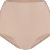 Dames Ten Cate Maxi Slip | Ten Cate Dames Secrets High Waist Brief Shape Walnut 1532