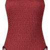 Dames Ten Cate Badpakken | Ten Cate Beach Dames Badpak Shiny Rouge 2372